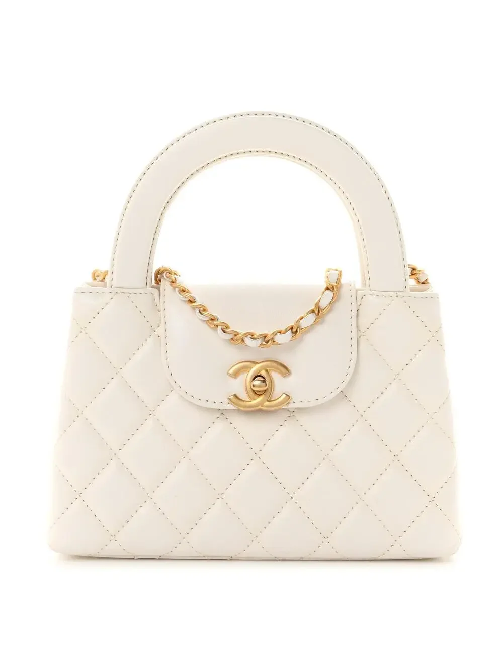 Chanel Shiny Aged Calfskin Quilted Nano #335710C67B